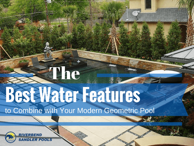 Keep reading to find out the best water features to combine with your modern geometric pool.